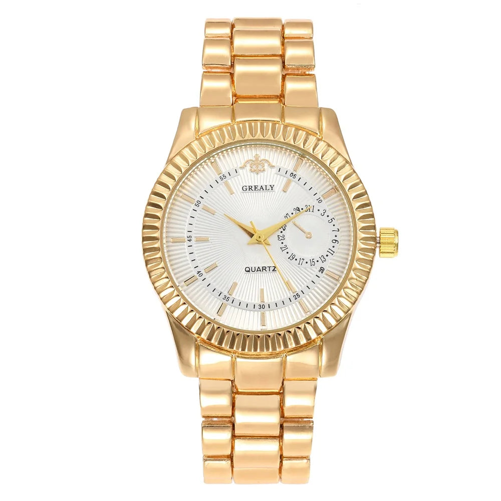 New Fashion Women Watches Ladies Steel Bracelet Wristwatch Lovers Watch Men Women Casual Quartz Watch Relogio Feminino Men Watch