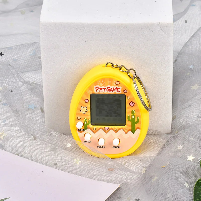 Electronic Pets Game Toys Keychain Virtual Tamagotchi Virtual Cyber Digital Animals Toys Nostalgic Game Machine For Kids Child