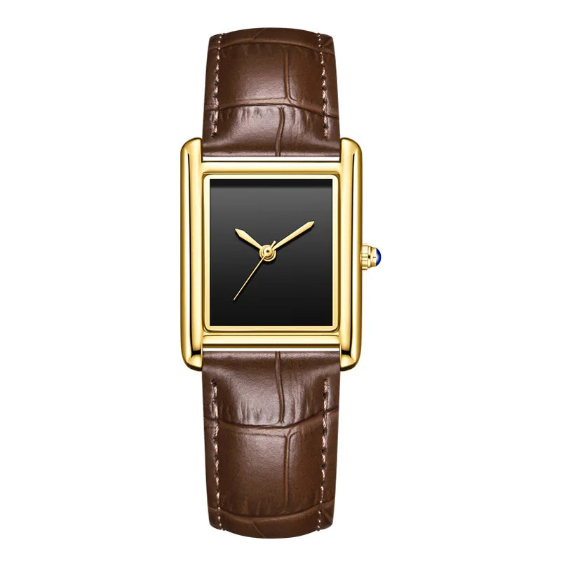 Couple's Watches for Men Women Fashion Casual Leather Simple Dial Waterproof Quartz Wristwatches Lovers Watch Gift Drop Shipping