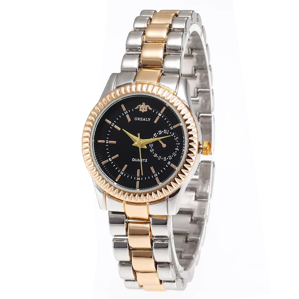 New Fashion Women Watches Ladies Steel Bracelet Wristwatch Lovers Watch Men Women Casual Quartz Watch Relogio Feminino Men Watch