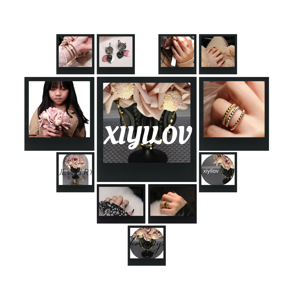 XE-193 New Roman Numeral Medallion Design FOREVER LOVE Stainless Steel Ladies' Jewellery Earrings Gift Wholesale