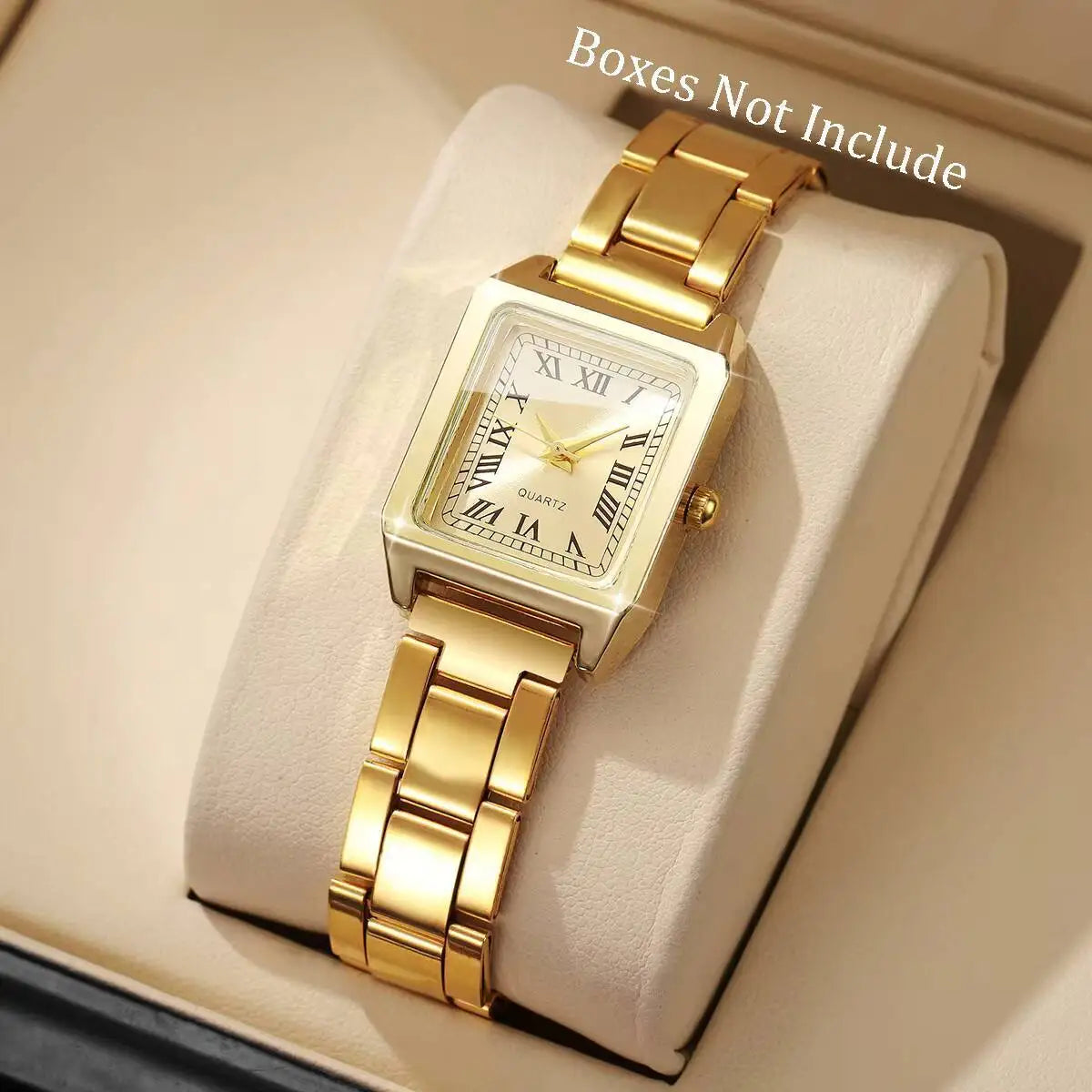 1/2PCS Fashion Square Women Watches Ladies Quartz Wristwatches Girls Clock Reloj Mujer（Without Box）