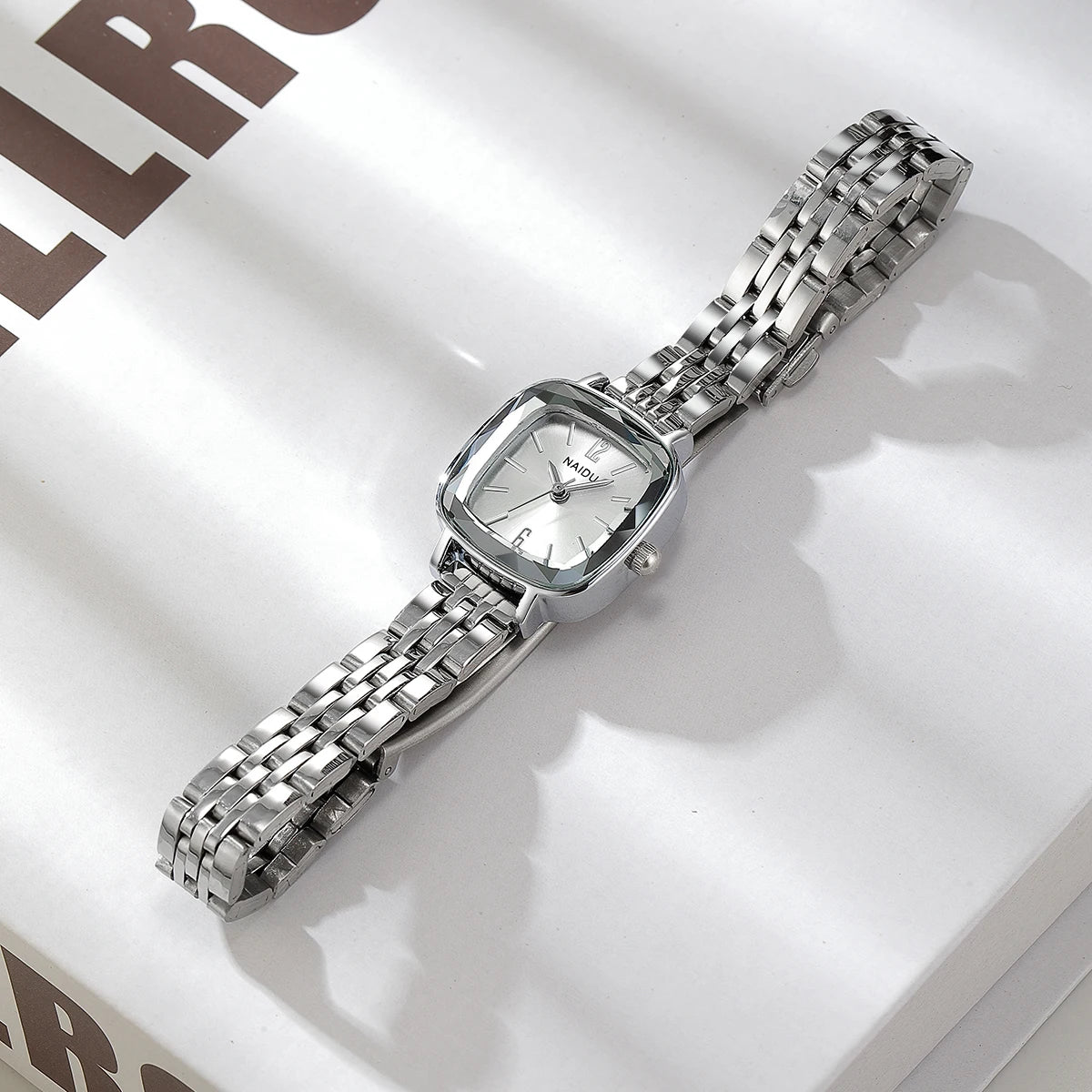 Fashionable Casual Simple Versatile Stainless Steel Strap Quartz Watch Women's Watch