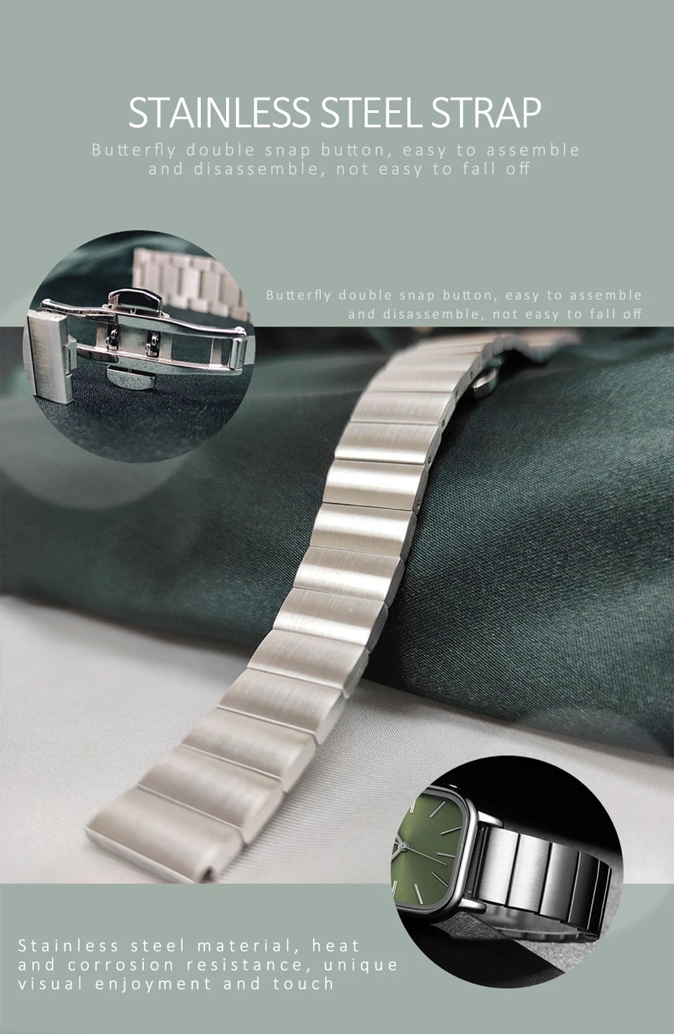 IBSO 2022 New Women Quartz Watches Waterproof Japanese Movement Stainless Steel Strap Square Dial Elegant Female Wristwatches