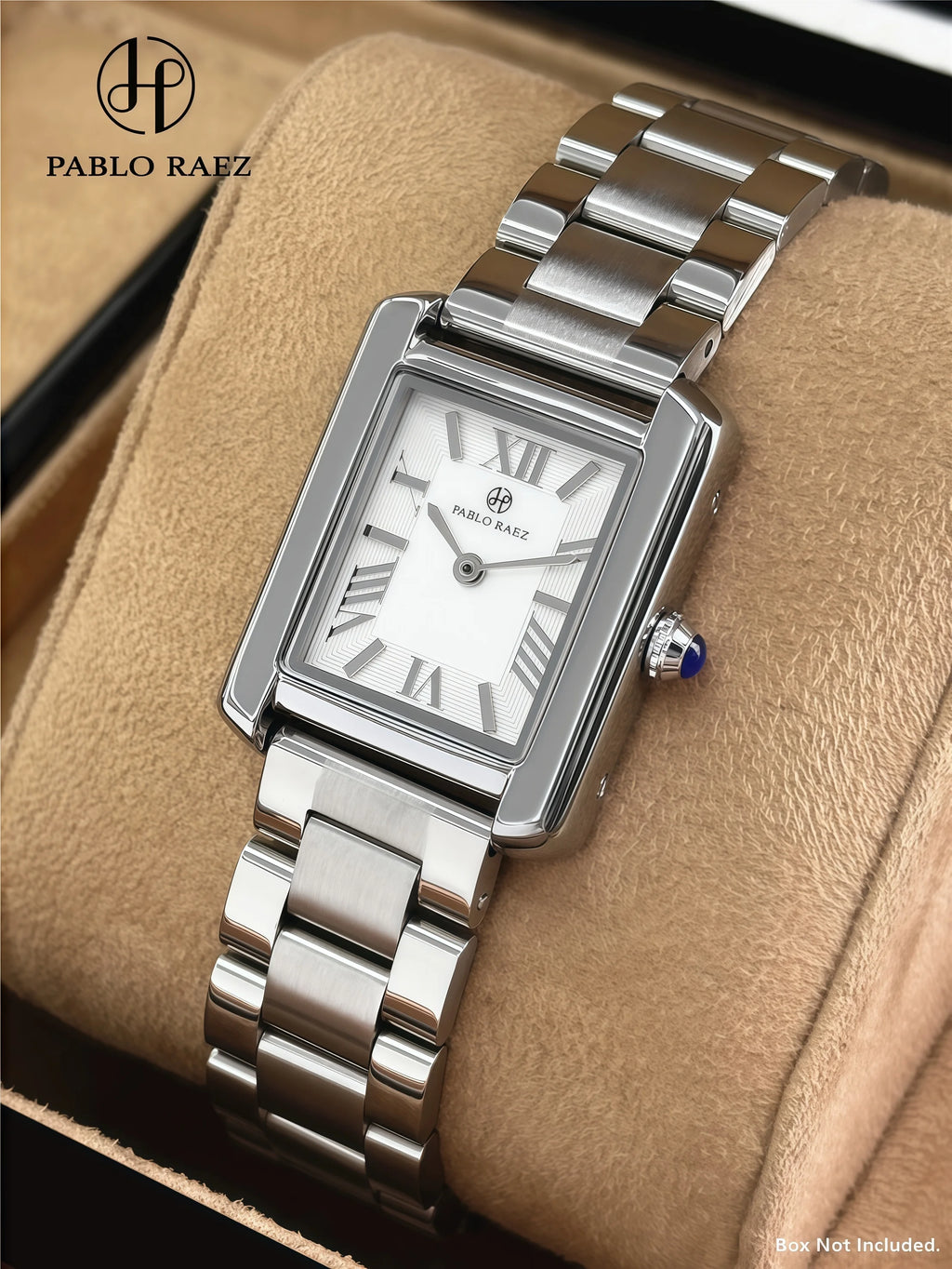 PABLO RAEZ Actual Photo Watch for Women Top Brand Luxury 50m Waterproof Quartz Ladies Watch Tonneau Shape Stainless Steel