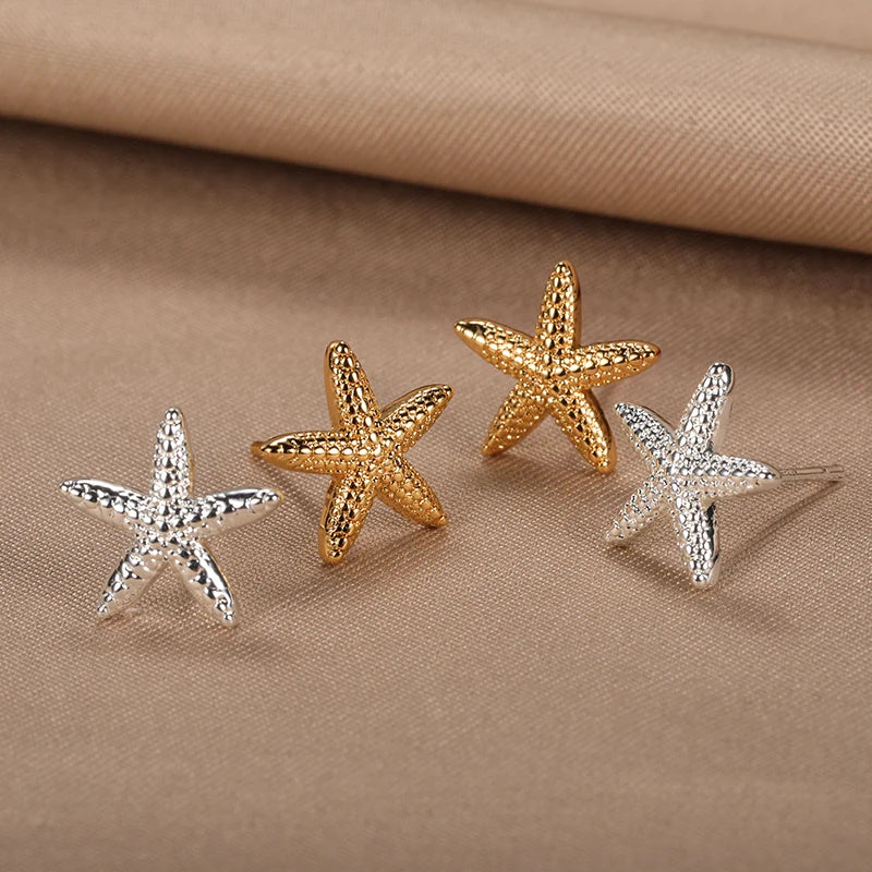 Cute Small Zircon Stud Earrings For Women Girls Gold Color Stainless Steel Earrings Wedding Jewelry Gifts aretes aros mujer