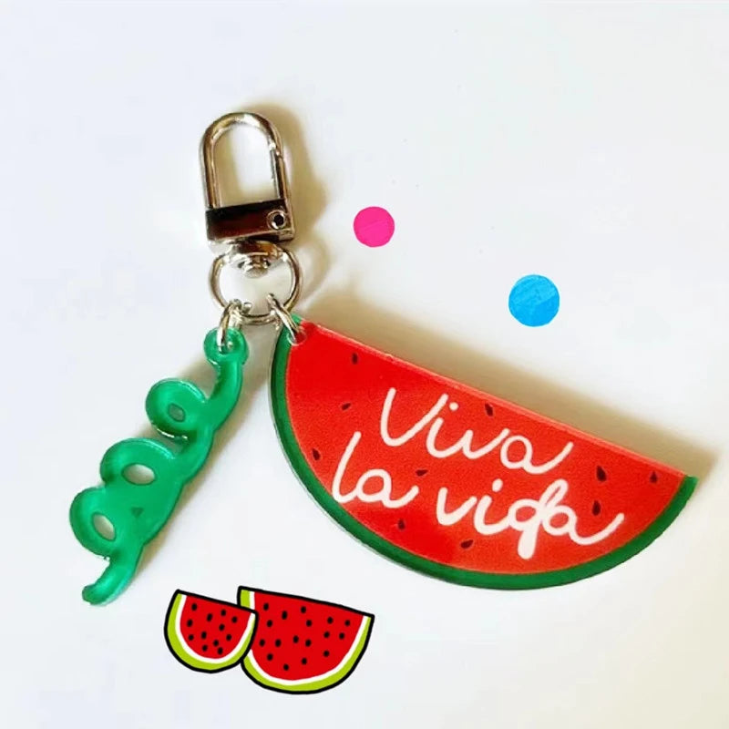 TV Serise Shining Watermelon 반짝이는 워터멜론 Ha Eun-gyeol Cosplay Key Chain Viva La Vida Keychains Bag Pendant Accessories Gift