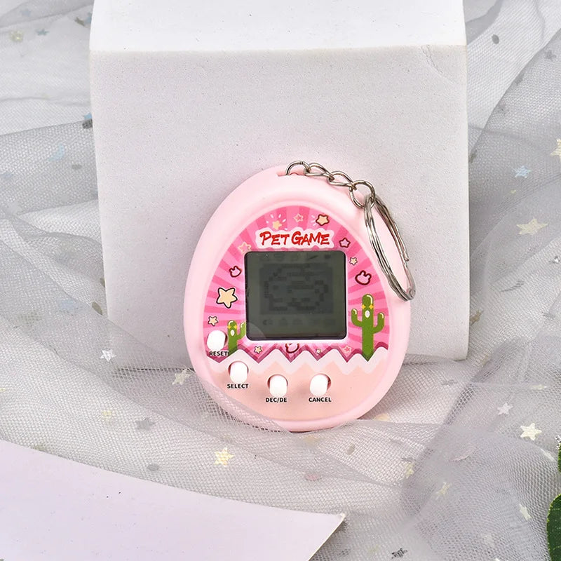 Electronic Pets Game Toys Keychain Virtual Tamagotchi Virtual Cyber Digital Animals Toys Nostalgic Game Machine For Kids Child