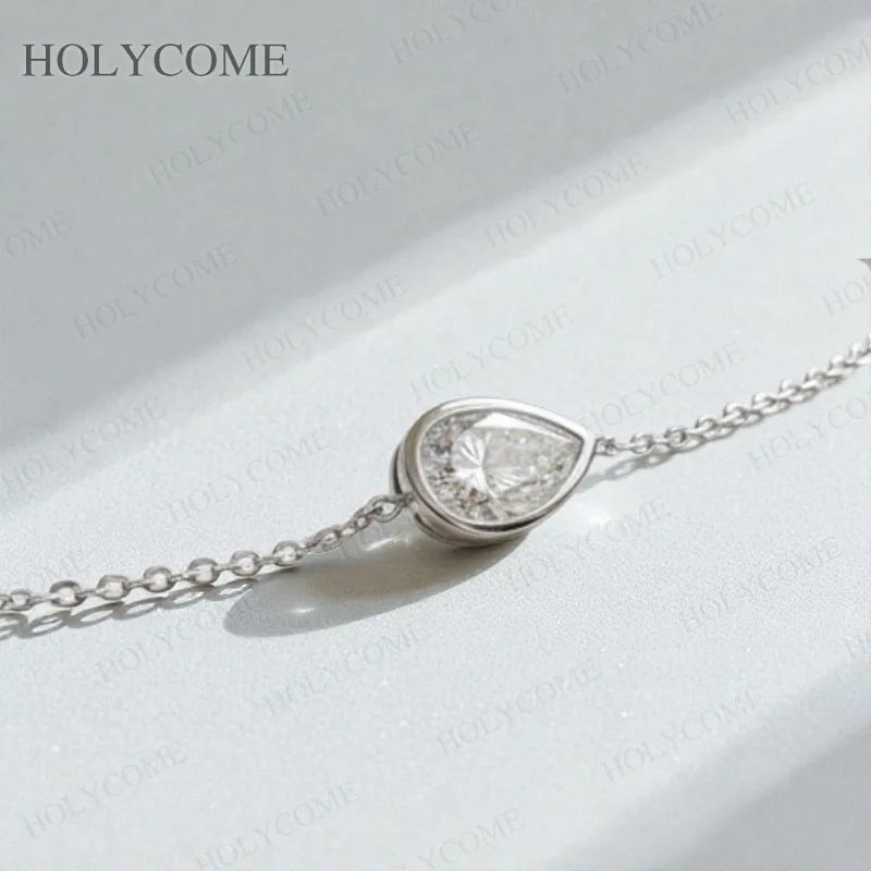 Dainty Custom Bracelet Moissanite Multishapes 1CT-2CT D Color Minimalist Jewelry for Daily Wear Christmas Special Occasions