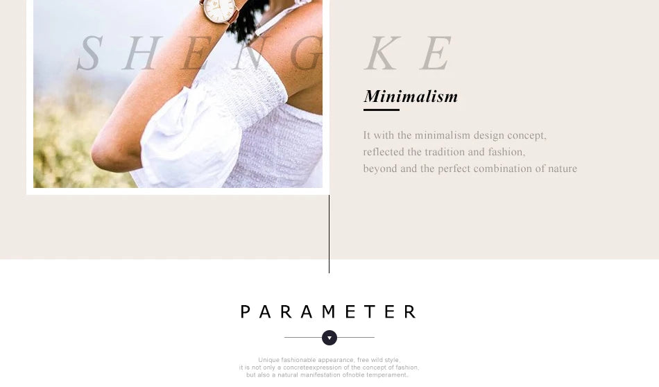 SHENGKE New Fashion Women Watches Top Brand Elegant Woman's Quartz Wristwatches Luxury Golden Clock for Lady Relogio Feminino