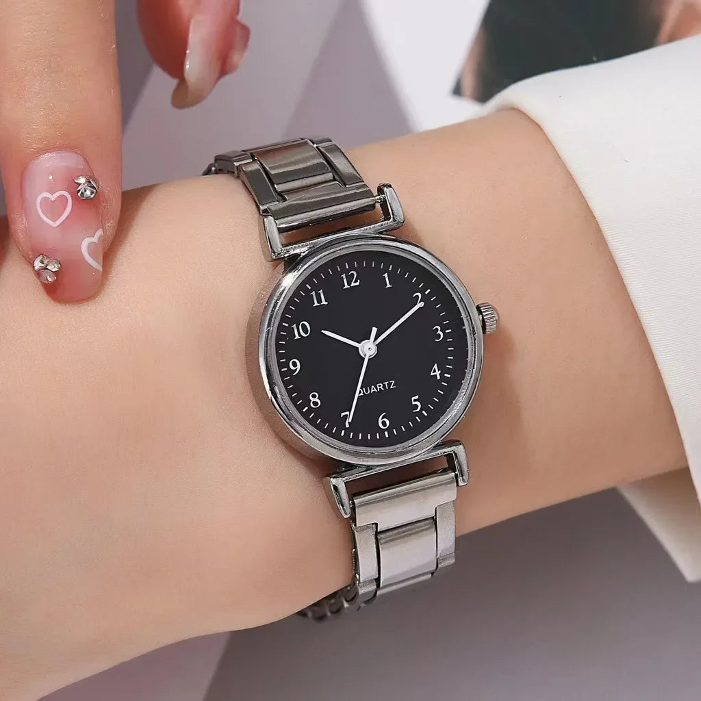 Luxury Wrist Watches for Women Fashion Analog Quartz Watch Stainless Steel Strap Ladies Watch Casual Digital Bracele Watch