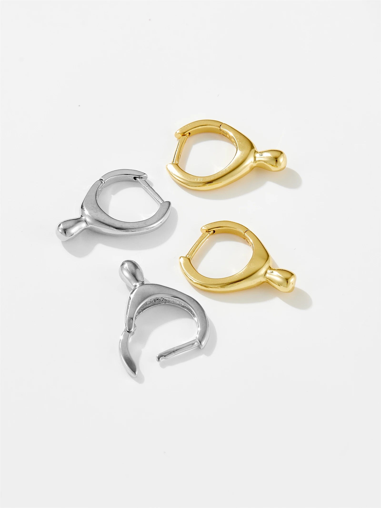 VEWANT Women 925 Sterling Silver Huggies Hoop Earring Fashion Luxury Fine Rock Punk Fine Jewelry 2024 Wedding Party Jewelry