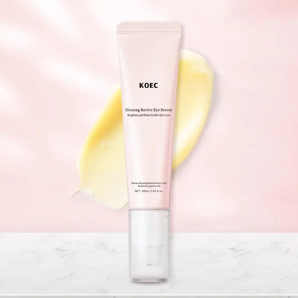 30ml KOEC 10% Korean Ginseng + 2% Retinol Revive Eye Serum Cream Firming Brightening Hydrating Anti-aging Niacinamide Ceramide