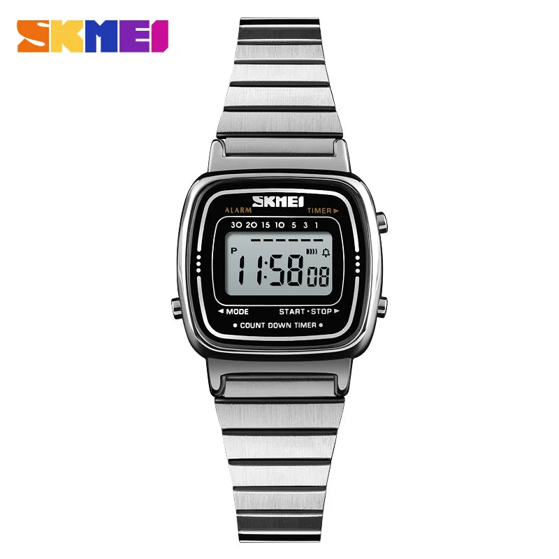 SKMEI 1901 Brand Luxury Watch Women Fashion Sport Waterproof Electronic Watches Ladies Watches Small Reloj Digital Wristwatch