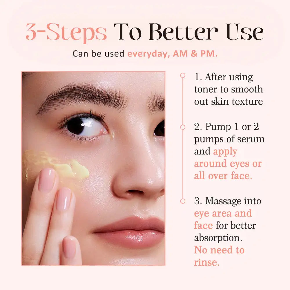 30ml KOEC 10% Korean Ginseng + 2% Retinol Revive Eye Serum Cream Firming Brightening Hydrating Anti-aging Niacinamide Ceramide