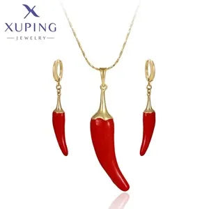 Xuping Jewelry Fashion Romantic Love Style Gold Color Huggies Earrings for Women Girlfriend Party Gift X001002627