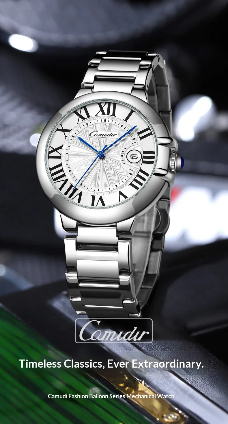 Blue Balloon Men's Watch Men's Waterproof Fashion Business Quartz Mens Warches Roman Numeral