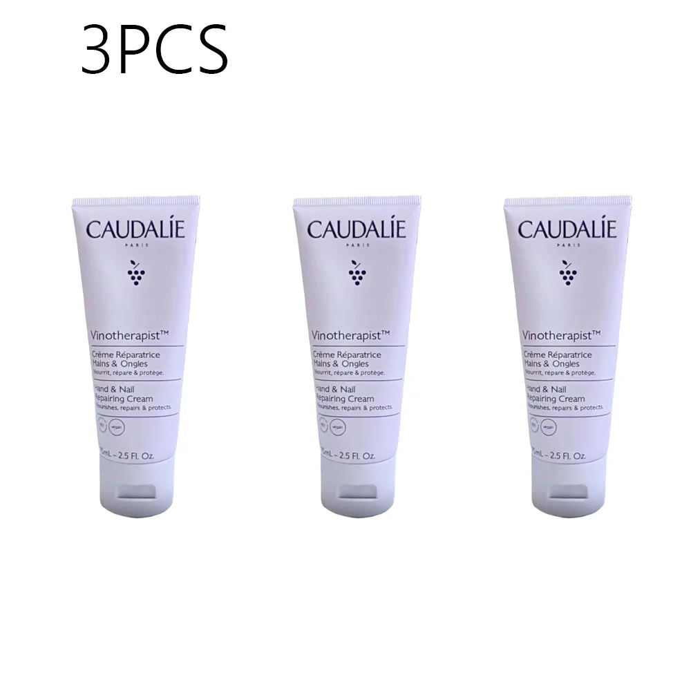 Caudalie Korea 75ml Grapeseed Hand Cream -Hydrates Moisturizes Nourishes Brightens Improves Elasticity Softens Reduces Roughness