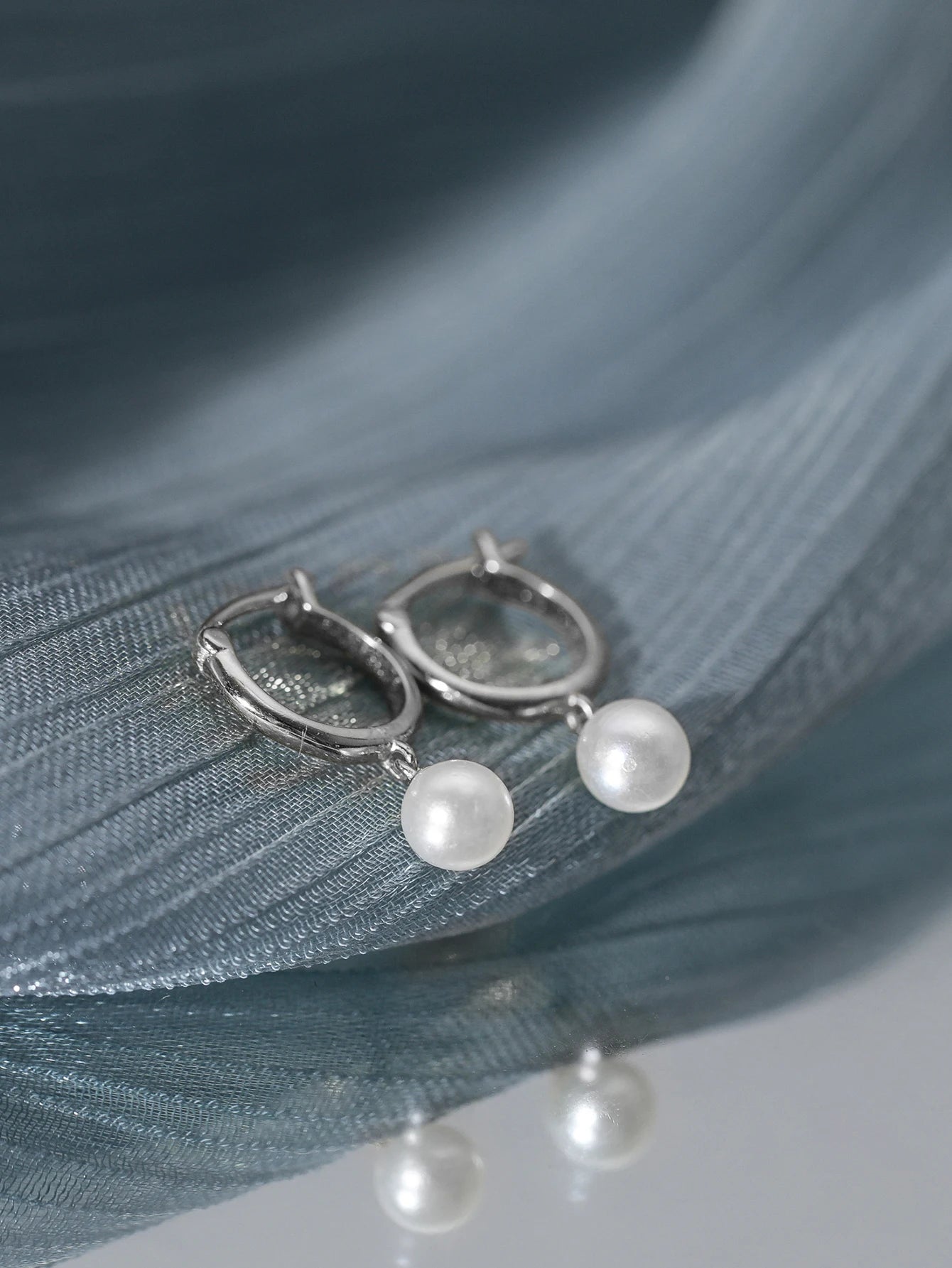 AIDE 925 Sterling Silver Vintage Baroque Pearl Circle Ear Buckles Piercing Huggie Earring For Women Jewelry Brinco Bijou Joyero