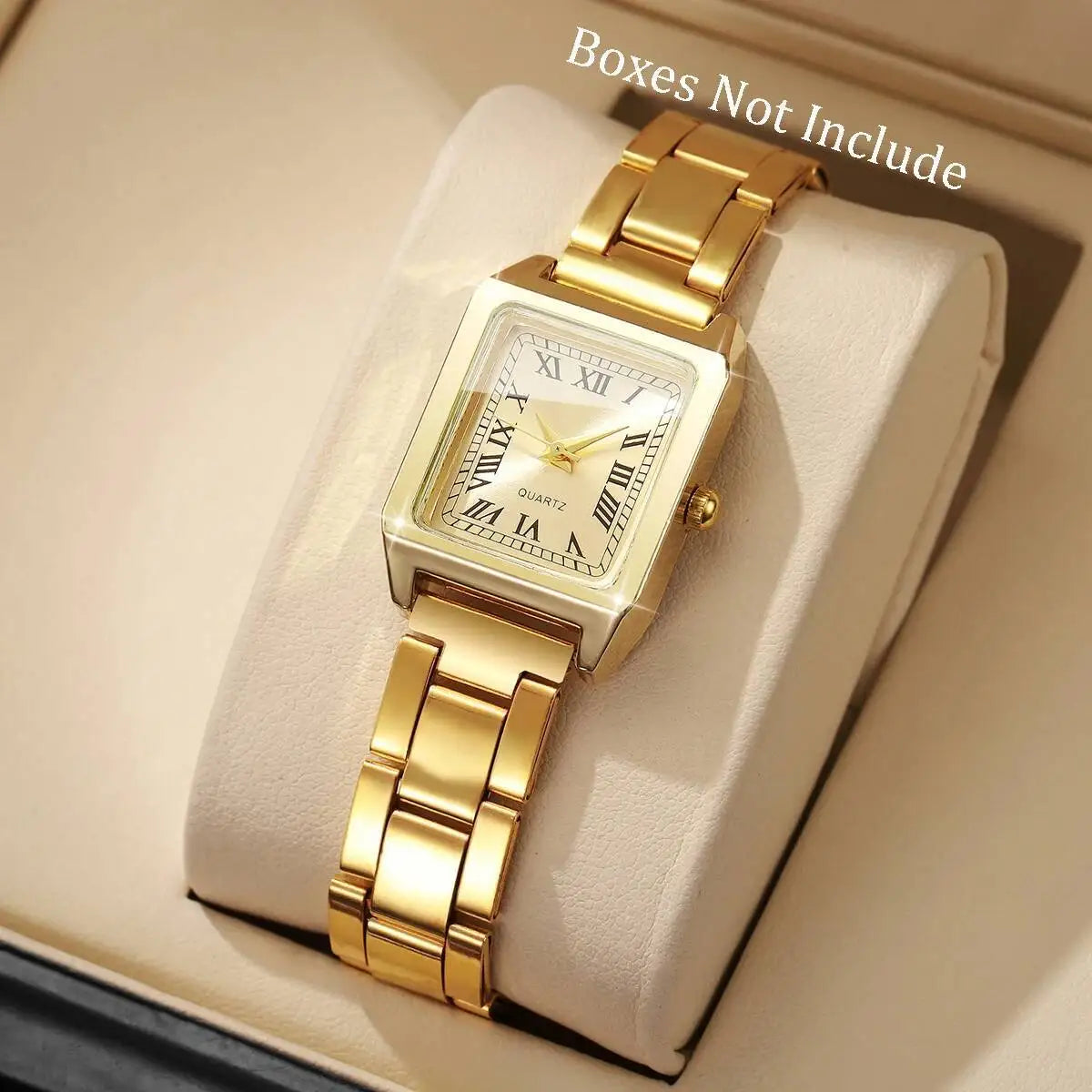 1/2PCS Fashion Square Women Watches Ladies Quartz Wristwatches Girls Clock Reloj Mujer（Without Box）