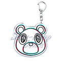 Popular Rapper YE Keychains for Accessories Bag Graduation Kanye Dropout Bear Key Chain Keyring Jewelry Fans Friends West Gifts