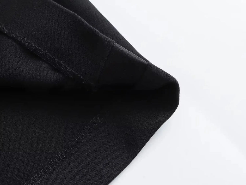 HH Summer Women's Short and Unique Tight Bra 2-piece Set Vintage Elegant Women's High Waist A-line Slim Fit Short Skirt Set