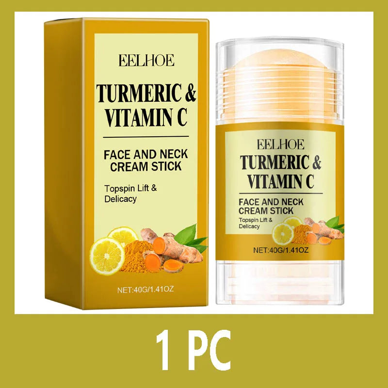Turmeric&Vitamin C Neck Facia  Care Wrinkle Lines Lifting Whitening Tighten Double Chin Anti-age Rejuvenation Skin Care Product
