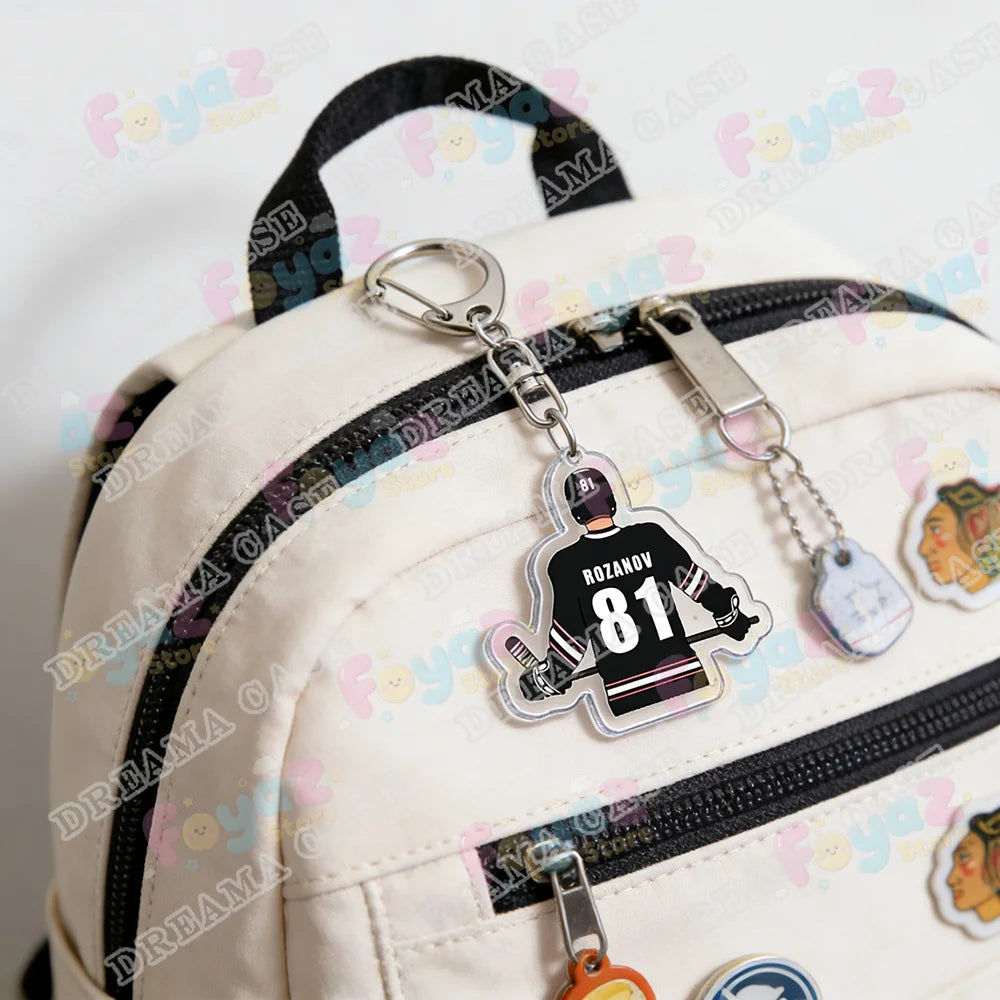 Hot Heated Rivalry Keychain for Accessorie Bag Chaim Shane Hollander Ilya Rozanov LGBT Lovers Keyrings Jewelry Freinds Gifts