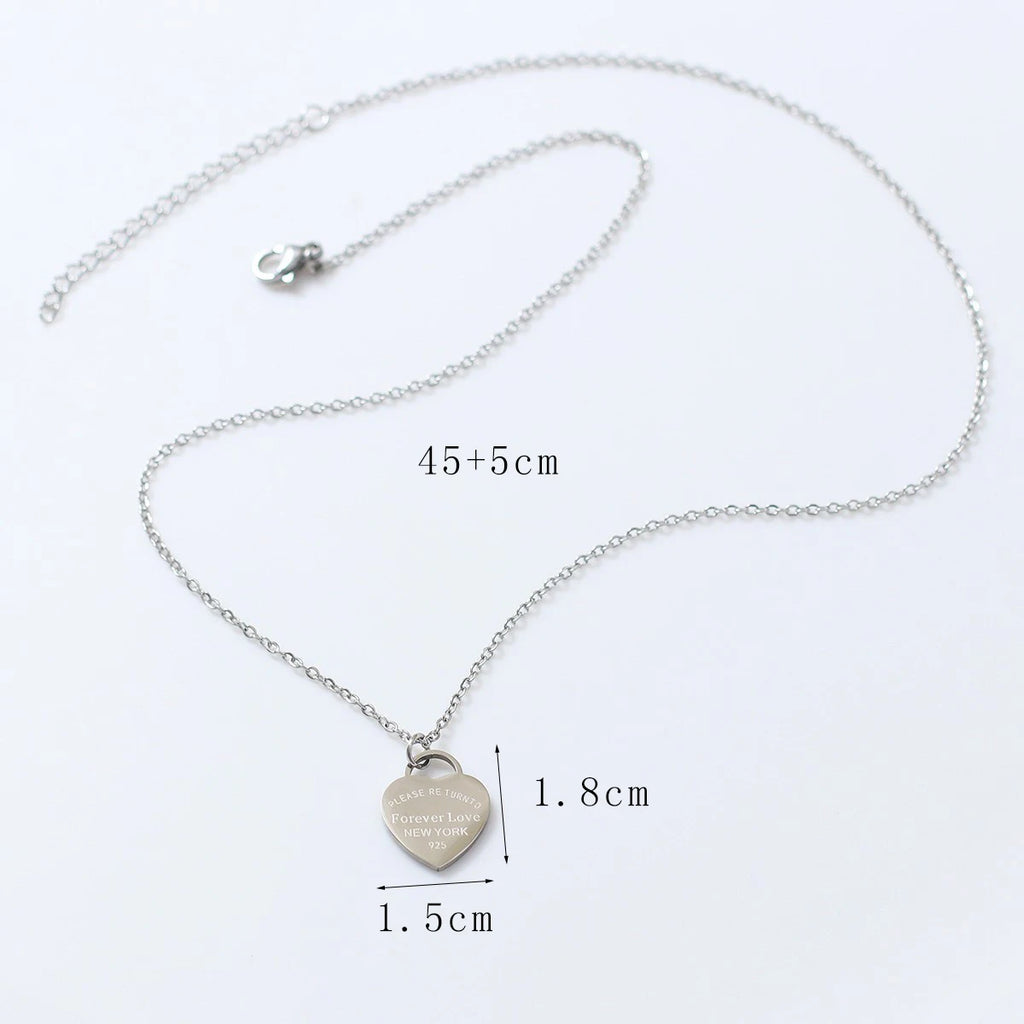 Stainless Steel Necklace to Love Fashionable Jewelry Accessory for Women