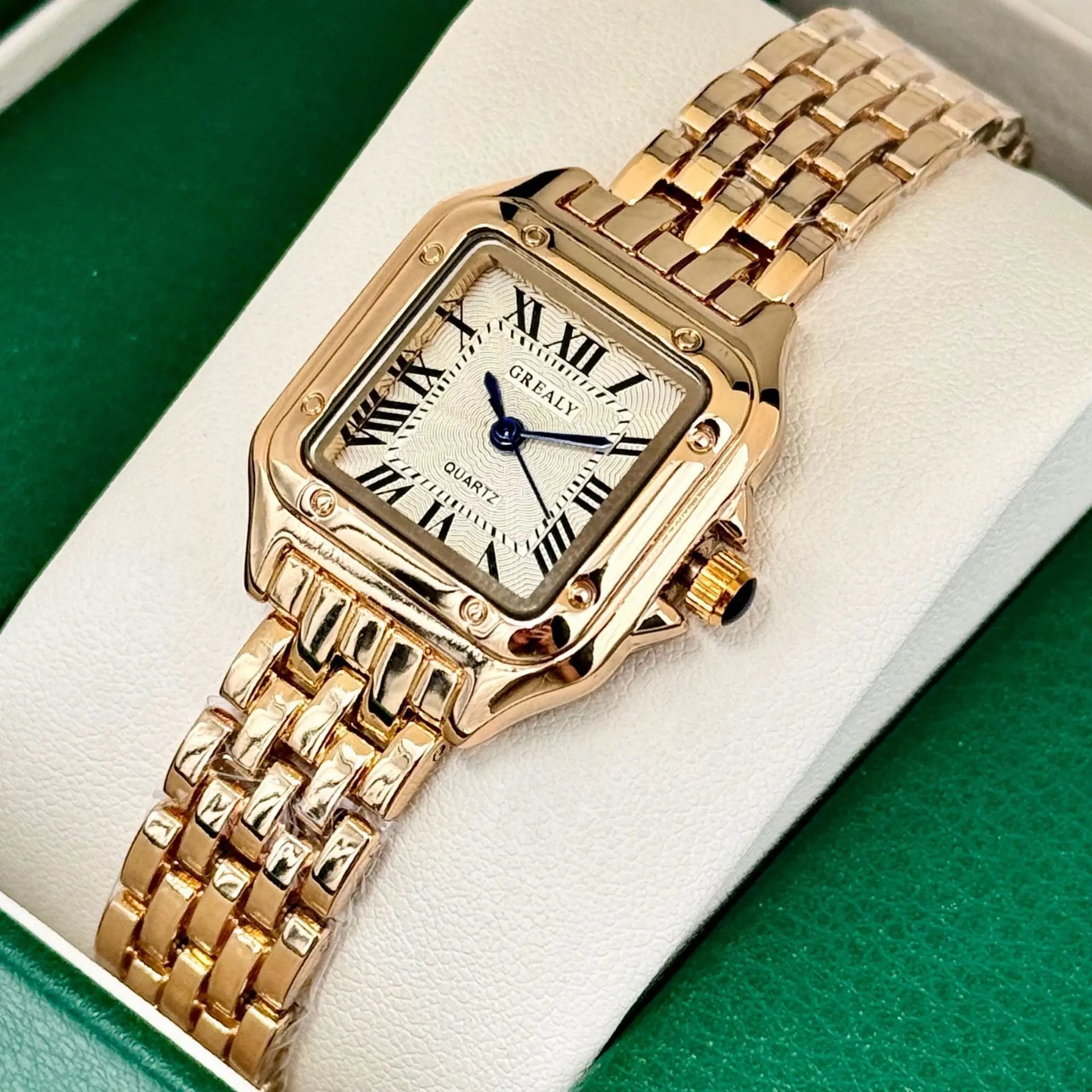 2026 Fashion Women Watch Calendar Stainless Steel Luxury Ladies Quartz Watches Business Female Clock (Without Box）