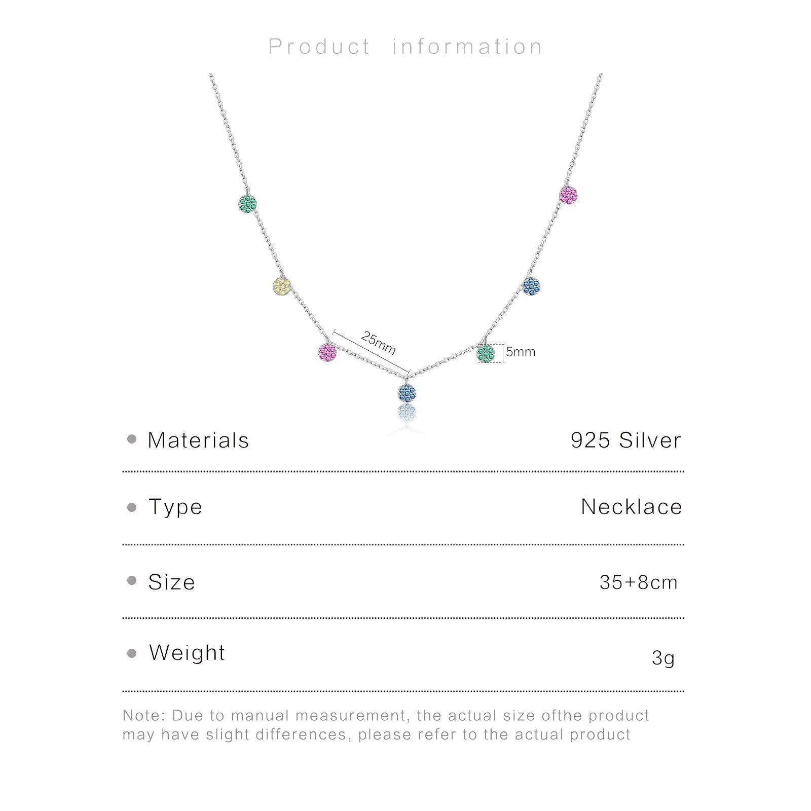 ANDYWEN 925 Sterling Silver Gold Colorful Zircon Crystal Round Flower Charms Pendant Choker Necklace Long Chain Women Fine Jewer