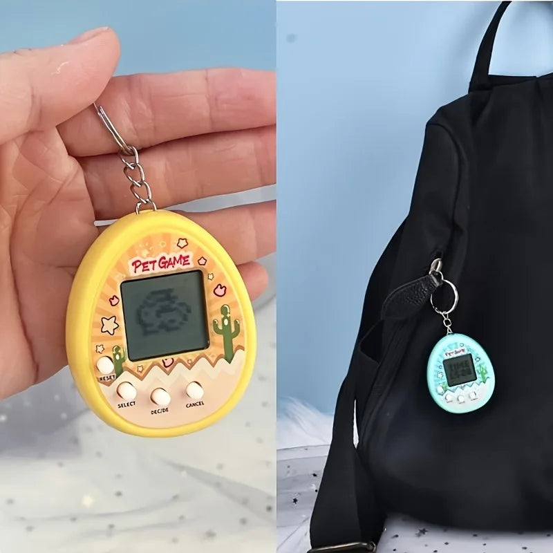 Electronic Pets Game Toys Keychain Virtual Tamagotchi Virtual Cyber Digital Animals Toys Nostalgic Game Machine For Kids Child