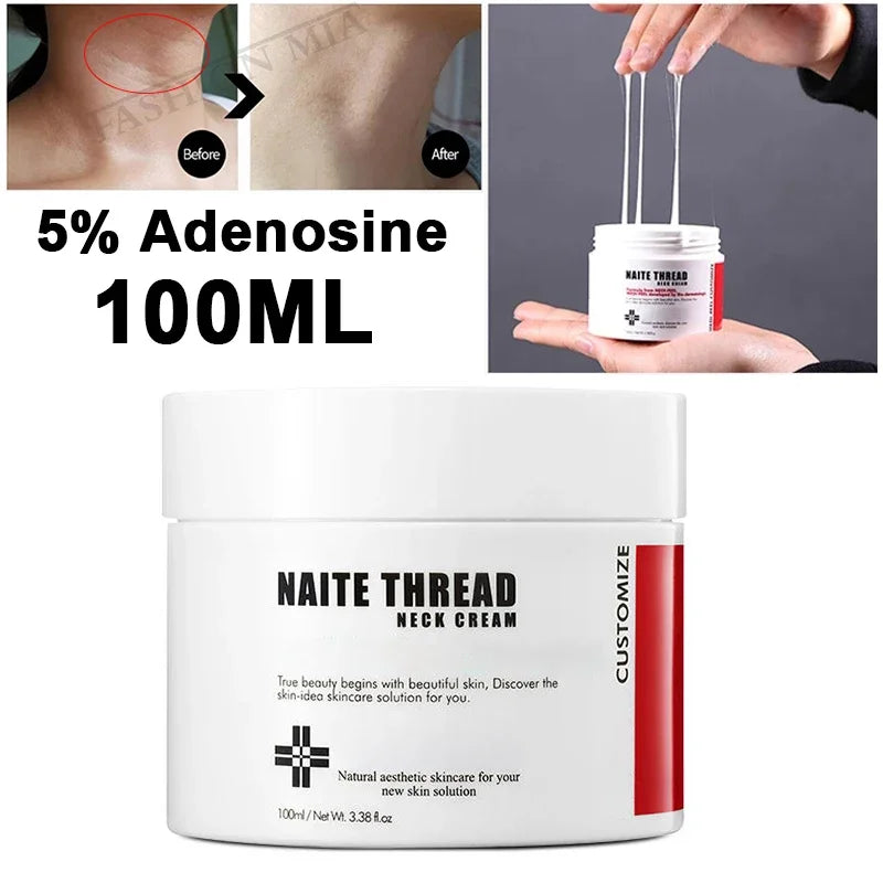 100ml Original Korean Collagen Neck Care Cream 5% Adenosine Solution Hydrolyzed Collagen Peptides Neck Skin Lift Cream