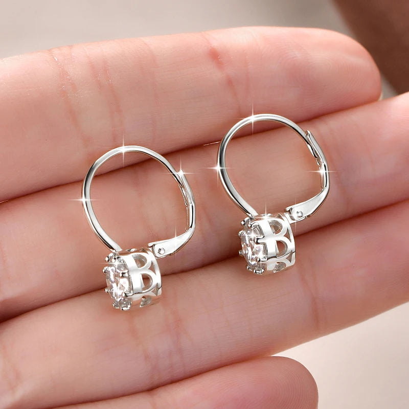 RAPRGOLD 1.0CT Round Moissanite Classic Clip Hoop Earrings for Women 14K Gold Filled Delicate Huggie Jewelry Anniversary Gifts