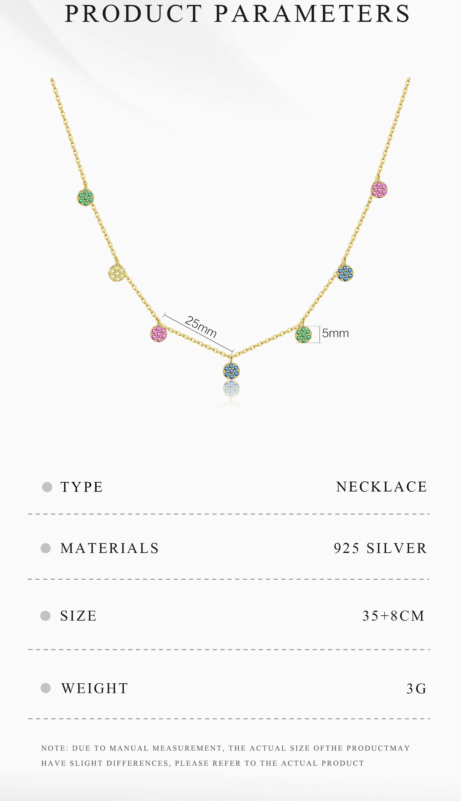 ANDYWEN 925 Sterling Silver Gold Colorful Zircon Crystal Round Flower Charms Pendant Choker Necklace Long Chain Women Fine Jewer