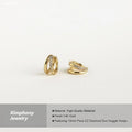Gold Hoop Earrings for Women,14K Gold Plated Diamond Huggie Hoop Earrings for Women Wedding Gift For Woman Christmas Gift