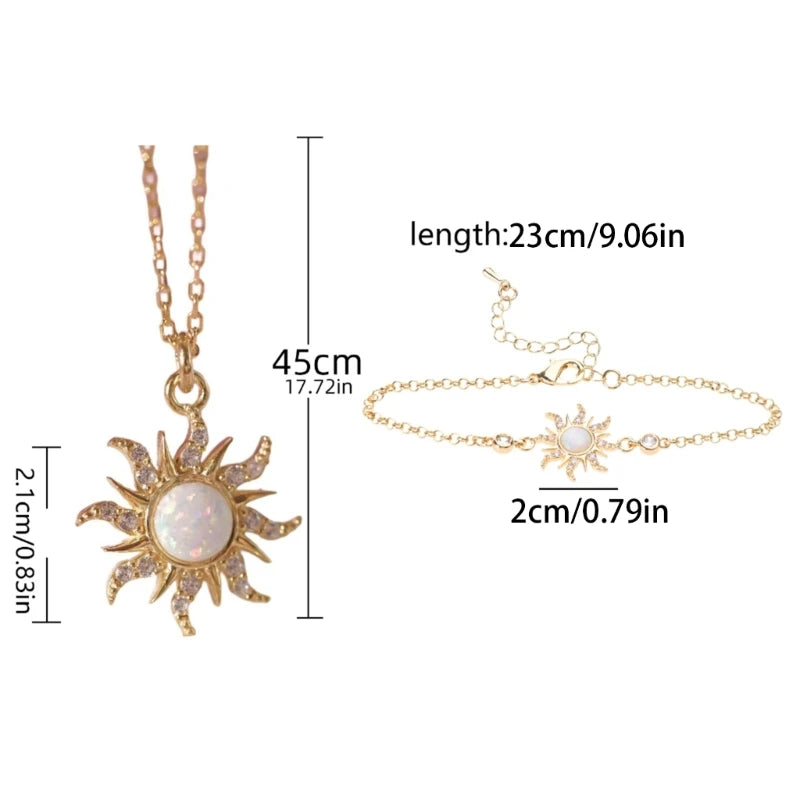 Fashionable Star Pendant Jewelry Dainty Neckchain/Bracelet/Rings Adornment Charm N58F