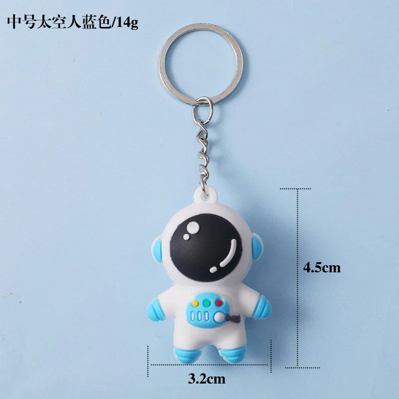 Keychains Astronaut Kawaii Key Chain Spacemen Cute Lovely Pendant Car Key Decoration Cartoon Couple Pendant Friendship Keychain