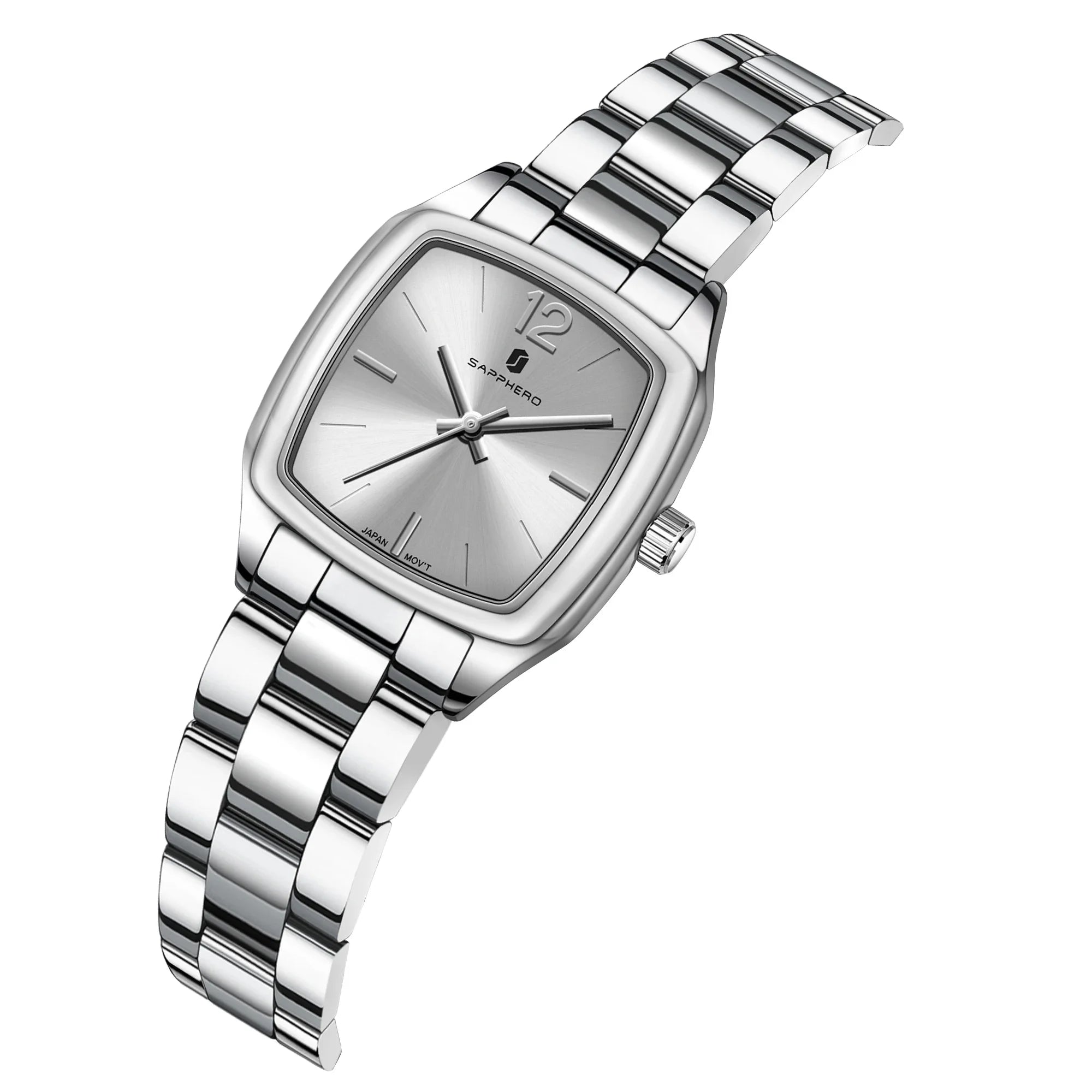 SAPPHERO Elegant Women's Watch Luxury Ultra Thin Stainless Steel Quartz Watch Light Luxury Waterproof Watch Sports Wrist Watch