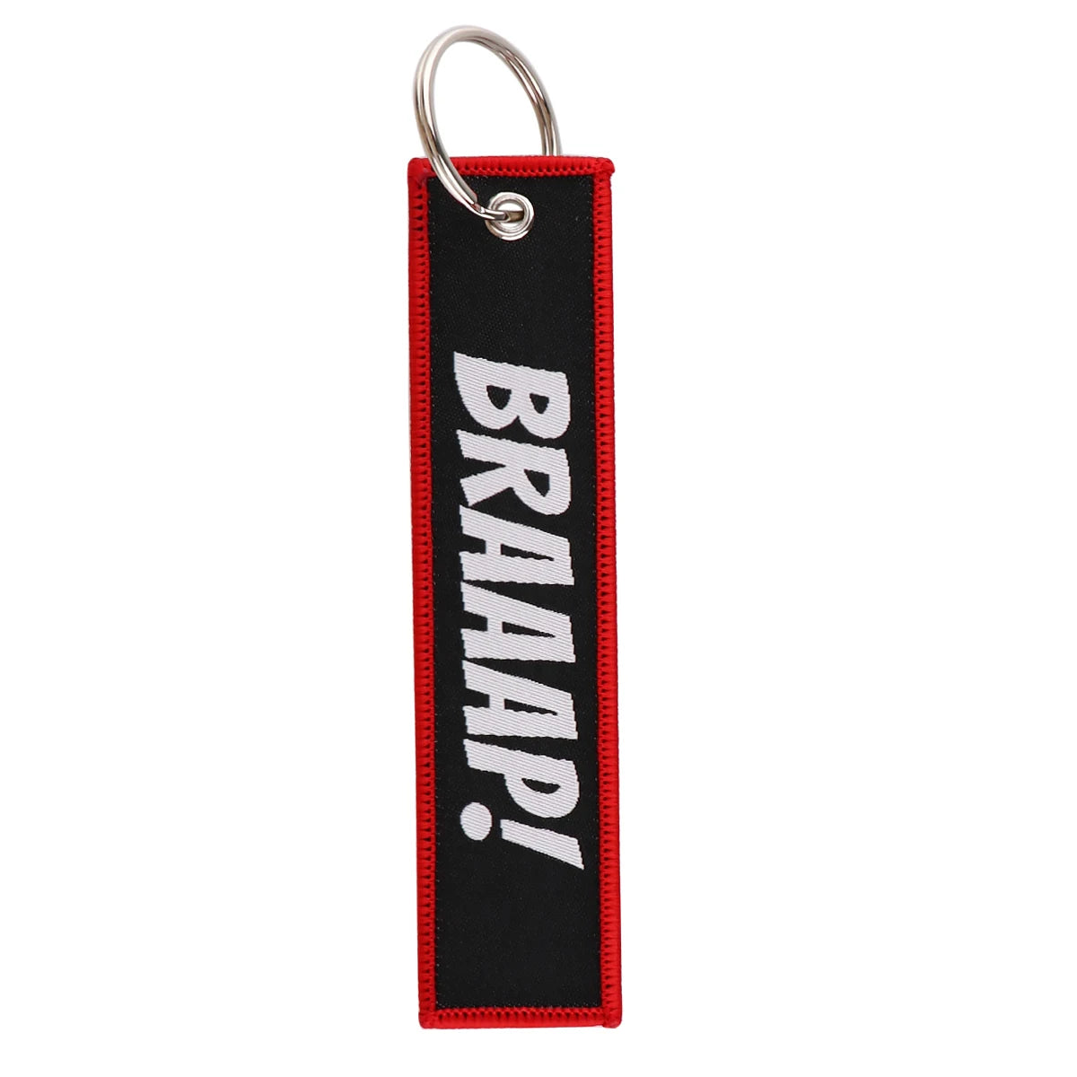 Creative Letter Car Key Chain Funny Quotes Keychains for Men Embroidered Key Tags key ring holder Motorcycle Tag Chaveiro