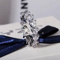 925 Silver New Promise Rings for Women Dazzling Cubic Zircon Graceful Accessories Party Fine Girl Gift Trendy Jewelry Wholesale