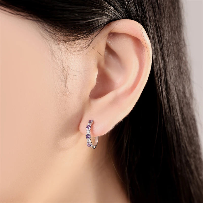 925 Sterling Silver Earrings Simple Star Moon insect Starlight Earrings For Women Wedding Engagement Charm Earrings Jewelry Gift