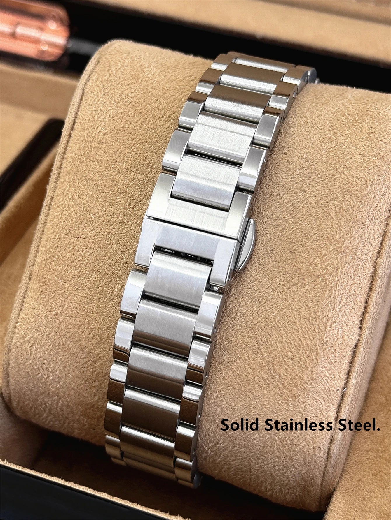 PABLO RAEZ Actual Photo Watch for Women Top Brand Luxury 50m Waterproof Quartz Ladies Watch Tonneau Shape Stainless Steel