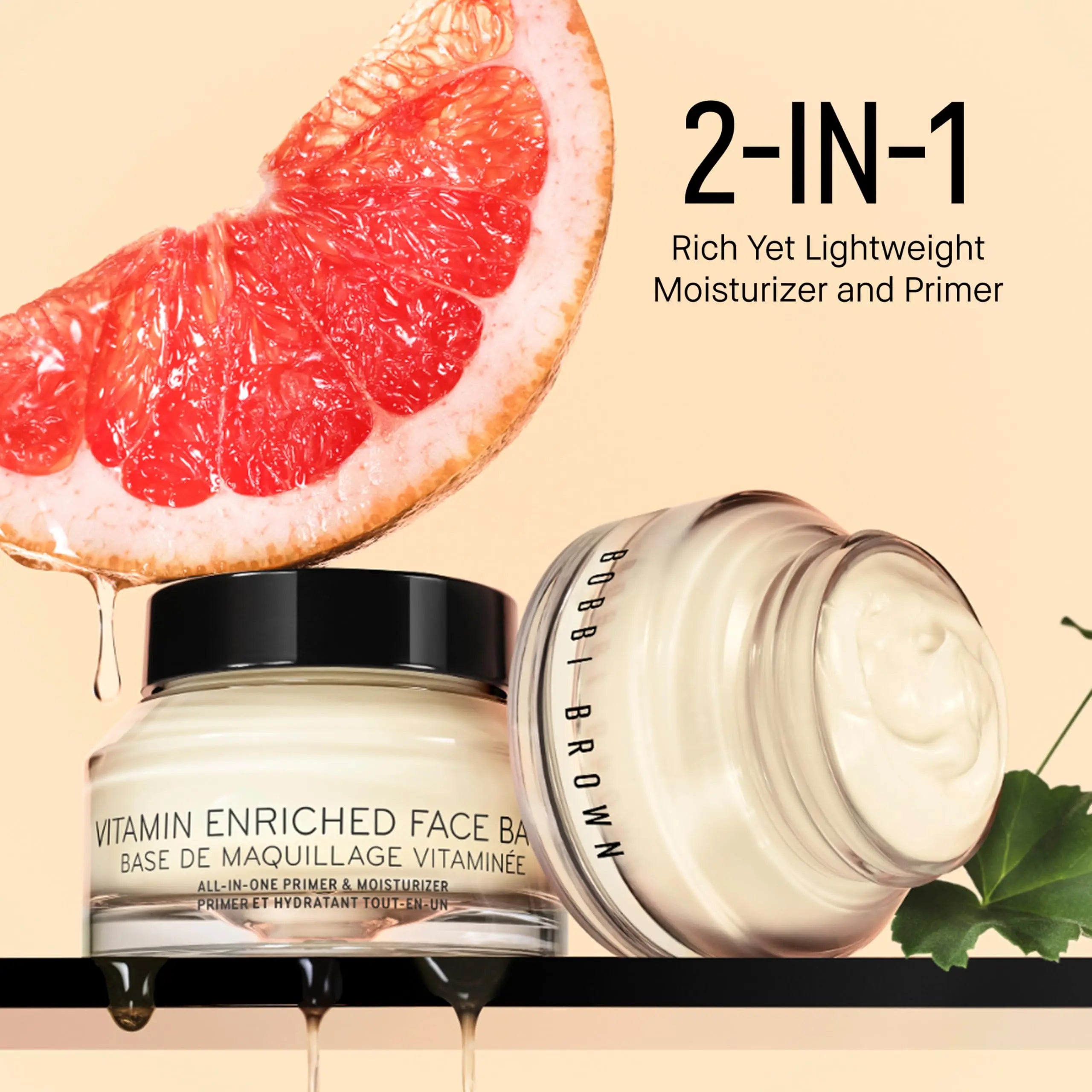 Bobbi Brown Vitamin Enriched Face Base 100ml, 2-in-1 Moisturizer & Hydrating, Original Facial Skin Care, Health Beauty