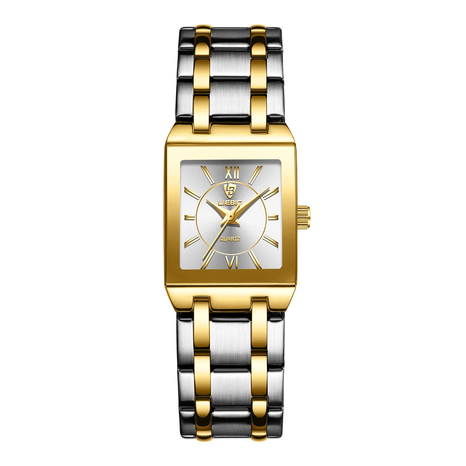 LIEBIG Luxury Quartz Wristwatches Fashion Automatic Women's Watches Elegant Stainless Steel Strap Time Mens Watch Reloj Mujer