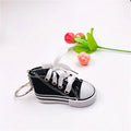 Mini High-top Canvas Shoes Keychains Women Creative Bag Hanging Sneaker Key Ring Car Key Holder Students Fun Gifts Accessories