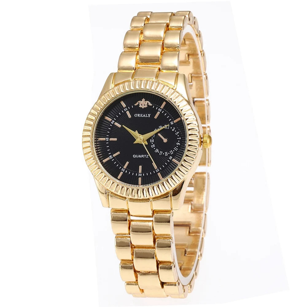 New Fashion Women Watches Ladies Steel Bracelet Wristwatch Lovers Watch Men Women Casual Quartz Watch Relogio Feminino Men Watch