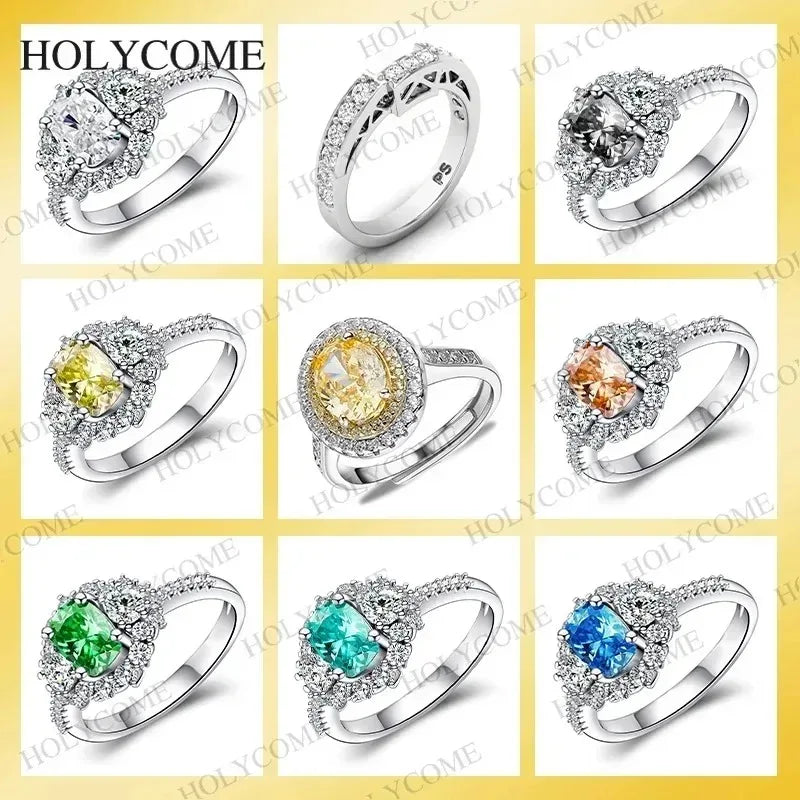 Dainty Custom Bracelet Moissanite Multishapes 1CT-2CT D Color Minimalist Jewelry for Daily Wear Christmas Special Occasions