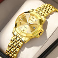 OLEVS 9931X Women Watches Fashion Original Fragrant Quartz Watch Waterproof Rhombus Stainless Steel Date Perfume Ladies Watches