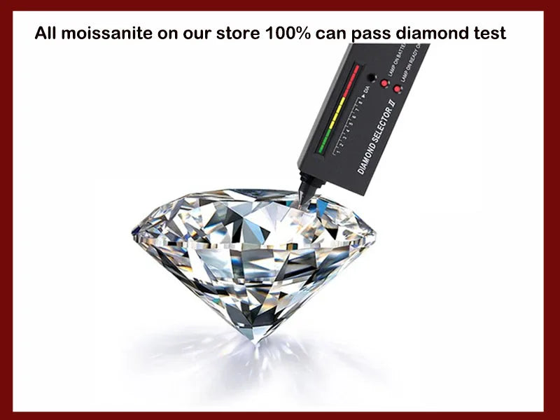TFGLBU Teardrop Moissanite Rings Oval Cut 1/2/3/4CT Real S925 Sterling Silver Jewelry For Wedding Engagement Ring With Certified